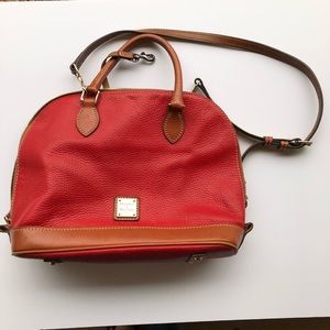 Dooney & Bourke Zip Top Satchel (Red)